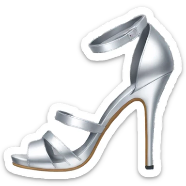 Silver heels  sticker