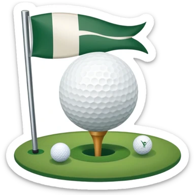 camp creek golf logo sticker