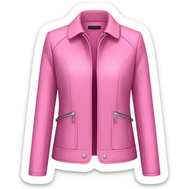 Three pieces jacket in pink sticker