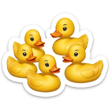 Je veux ces emoji 🤣😃🤑😍🤩😎🥶🥵🤮🥳😭😈🤬🤖🫠 en canard de bain sticker