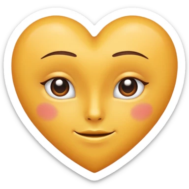 Une main qui forme un demi cœur sticker