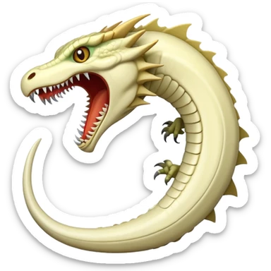 Basilisk fang sticker