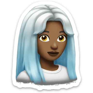 Ice spice rapper sticker