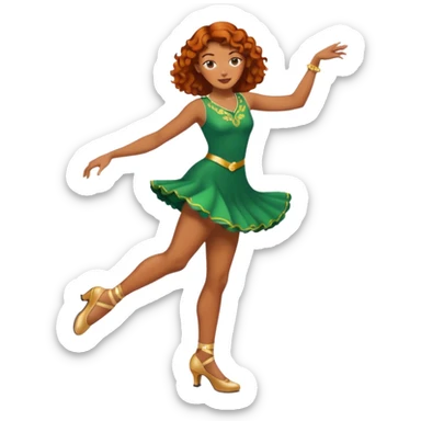 irish wonam dance shoes sticker