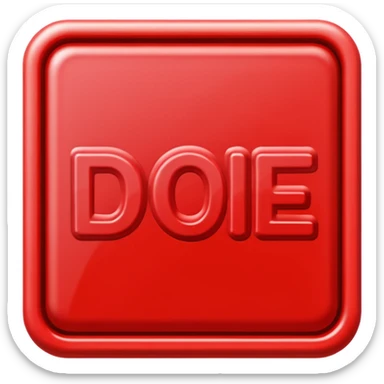 I want to make stamp describing “done” sticker