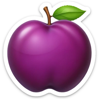 plum sticker