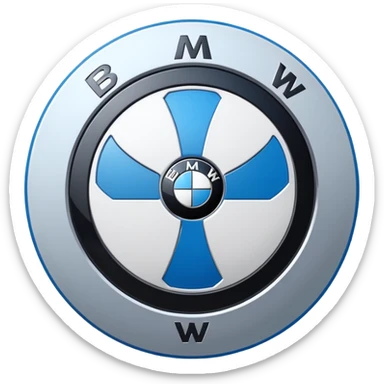 Convert bmw logo to emoji as it is sticker