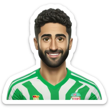 Hyperrealist Fekir Betis sticker