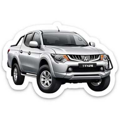 Mitsubishi Triton - Mitsubishi (Model Year: 2023) (Iconic colour: Silver) sticker