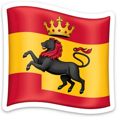 Bandera Castilla y leon españa sticker
