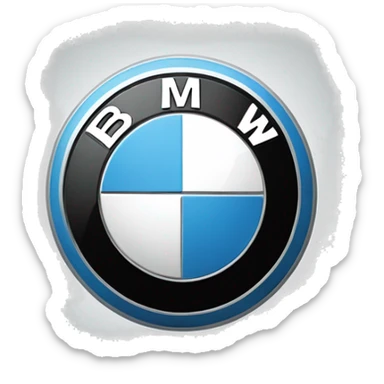 bmw logo sticker