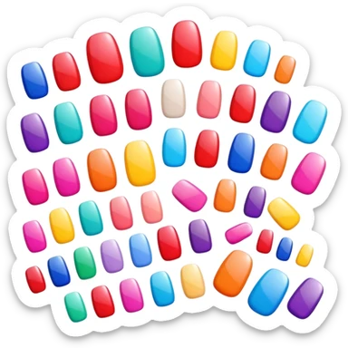 Stickers para clientes de uñas sticker