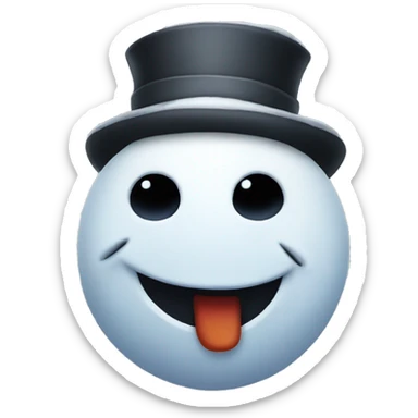 Evil snowman  sticker