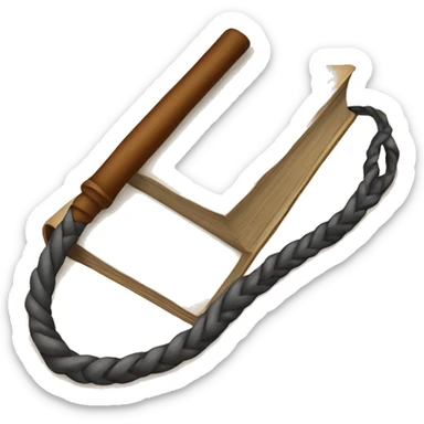 a book with a whip sticker