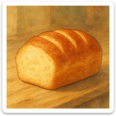 loaf of bread sticker