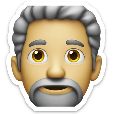 whispering man sticker