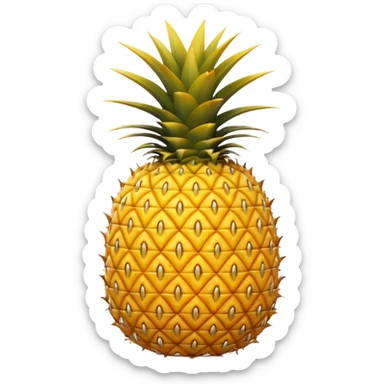 upside down pineapple sticker