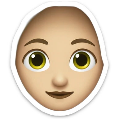 Yeux marron vert sticker