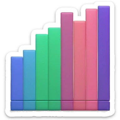 Bar Graph sticker
