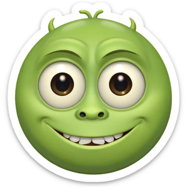 monsters inc mike sticker