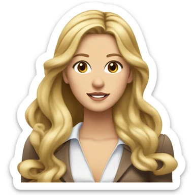 serena vander woodsen sticker