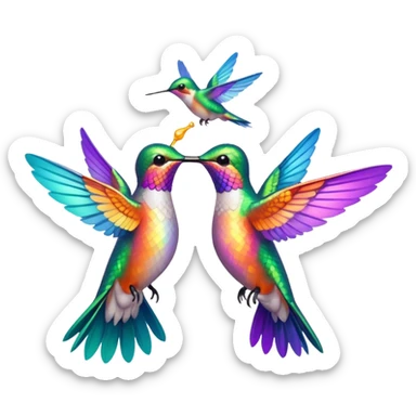 MORE HUMMINGBIRDS sticker