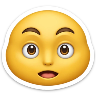 cara de emoji con hambre sticker