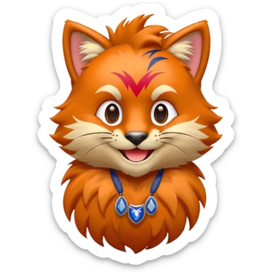 Arizona Wildcats mascot Wilber sticker