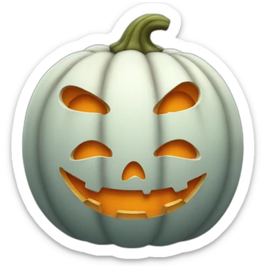 cute halloween pumpkin sticker