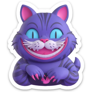 Cheshire Cat from Alice in Wonderland sticker