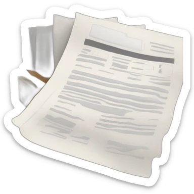 Report, a document that is considered final sticker