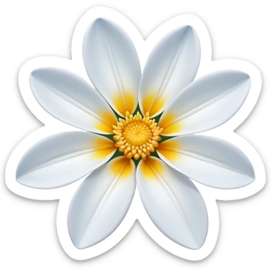 white flower emoji sticker