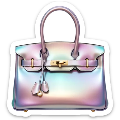 Iridescent pearl Birkin sticker