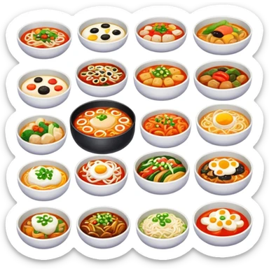 Comida coreana sticker