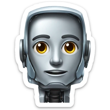 Robot for AI job seeke sticker