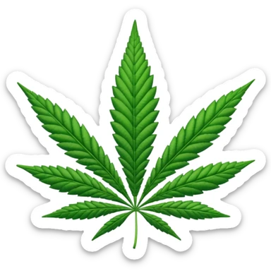 Cannabis sticker