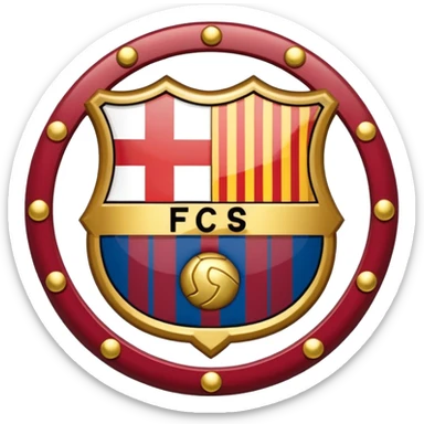 Barça escudo sticker