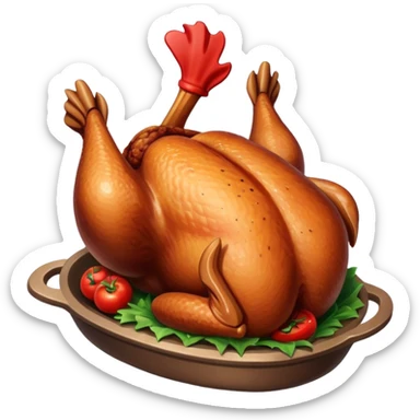 chicken roast sticker