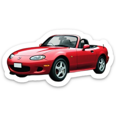 1991 Mazda Miata sticker