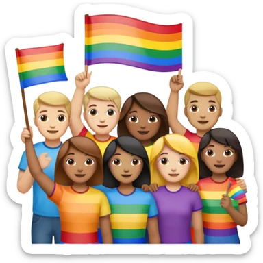 pride charcters sticker