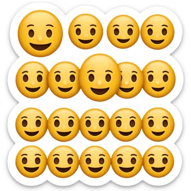 Emoji set of gojo example 😁😃🤣🥰🥲🥳😡😈🤬🤪😜😎🤒🤕🤑 sticker