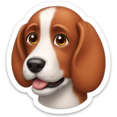 dog that looks like chorizo sticker