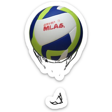 balon de voley marca mikasa sticker