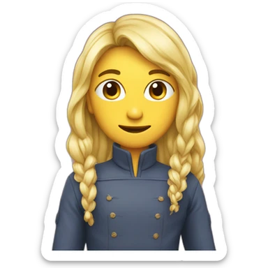 Regard sur le côté gêne  sticker