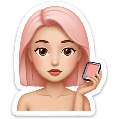 Blush sticker