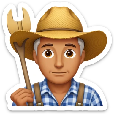 respectable farmer sticker