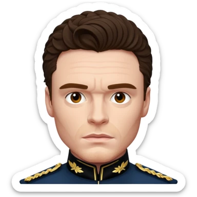 Richard Madden as his character in the Bodyguard TV series. sticker