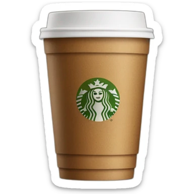 Starbuck's cofee sticker