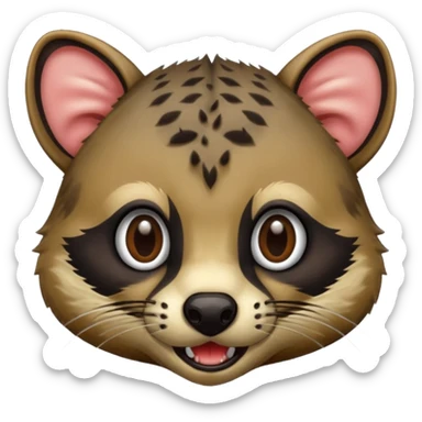 civet is salivate sticker