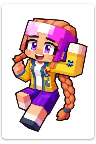 Extract every character from the picture. character including the clothes and accessories they are wearing, and place on a transparent background. Keep the original style and appearance exactly the same. and separately give me the each character picture. There is 3 character in this image. so you have to create 3 imaehgs

 sticker